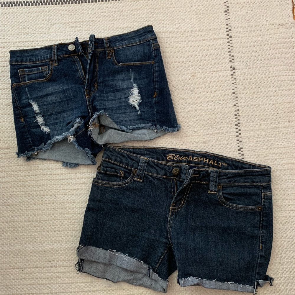 Jean shorts size xs